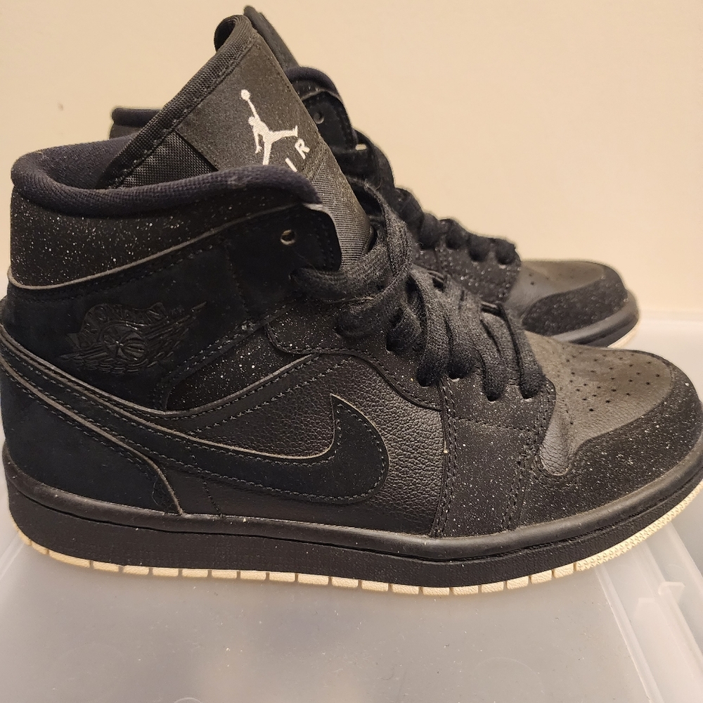Black and White Speckled Jordan 1